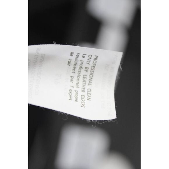 Vince Womens Leather Asymmetrical Zip Up Long Sleeve Jacket Coat Red Size S - Picture 6 of 6